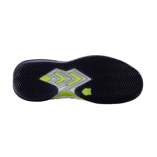 K-Swiss Ultrashot 3 Men's Herringbone Tennis Shoes (White/Peacoat/Lime Green)