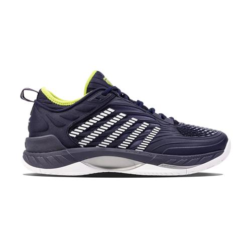 K-Swiss Hypercourt Supreme 2 AC Men's Tennis Shoes (Peacoat/White/Lime)