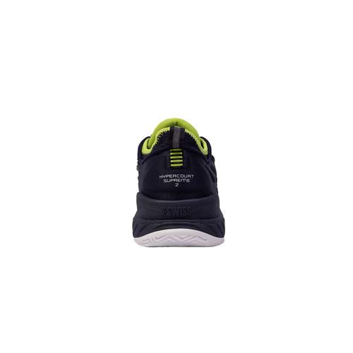 K-Swiss Hypercourt Supreme 2 AC Men's Tennis Shoes (Peacoat/White/Lime)