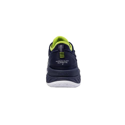 K-Swiss Hypercourt Supreme 2 Herringbone Men's Tennis Shoes (Peacoat/White/Lime)