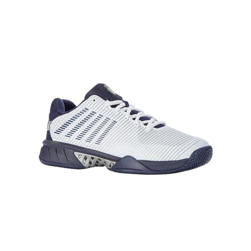K-Swiss Hypercourt Express  2 AC Men's Tennis Shoes (White/Peacoat/Silver)