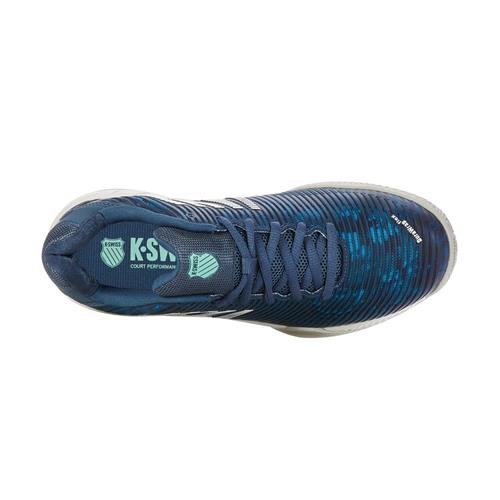 K-Swiss Hypercourt Express 2 AC Men's Tennis Shoes (Indian Teal/White)