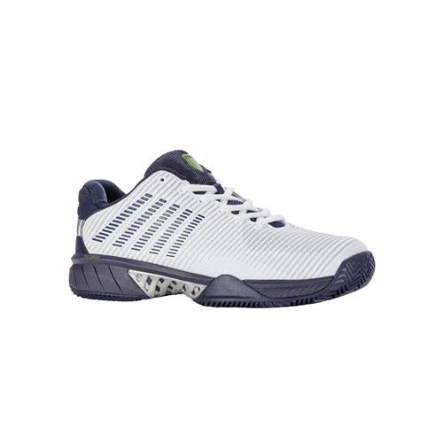 K-Swiss Hypercourt Express 2 Herringbone Men's Tennis Shoes (White/Peacoat/Silver)