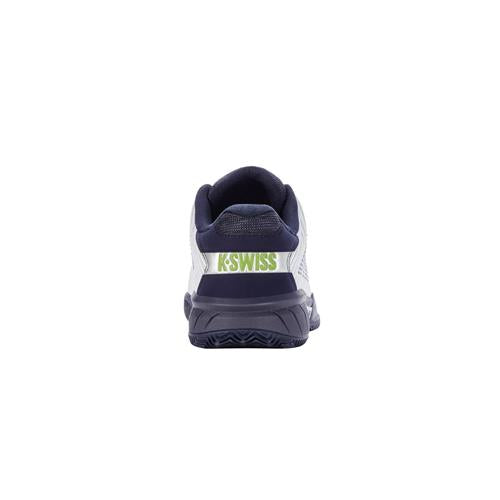 K-Swiss Hypercourt Express 2 Herringbone Men's Tennis Shoes (White/Peacoat/Silver)