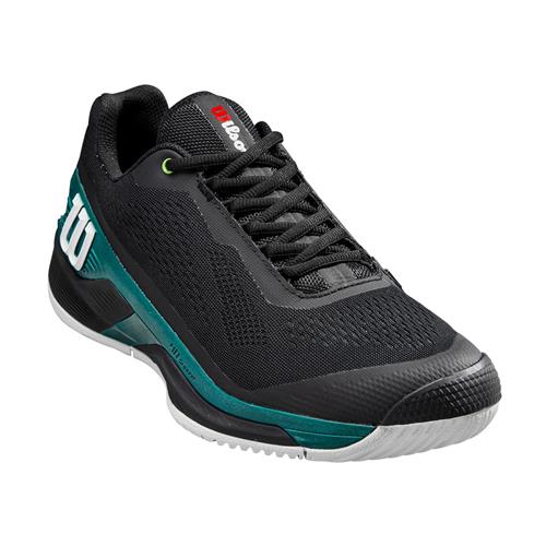Wilson Rush Pro 4.0 Blade AC Men's Tennis Shoes (Black/deep teal)
