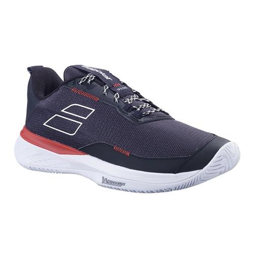 Babolat SFX Evo All Court Mens Shoe (Black/Fiesta Red)