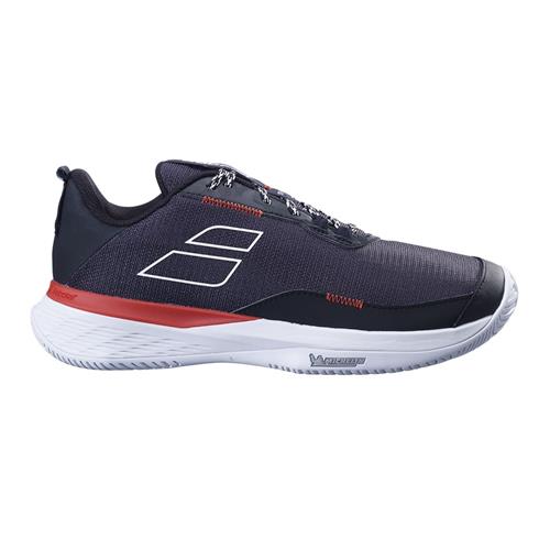 Babolat SFX Evo All Court Mens Shoe (Black/Fiesta Red)