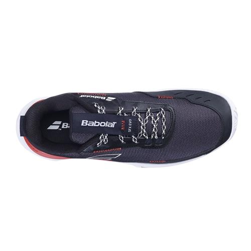 Babolat SFX Evo All Court Mens Shoe (Black/Fiesta Red)