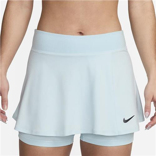 NikeCourt Dri-Fit Victory Women's Flouncy Skirt (Glacier Blue/Black)