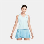 NikeCourt Victory Women's Tennis Tank (Glacier Blue/Black)