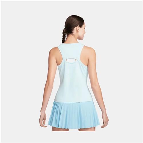 NikeCourt Victory Women's Tennis Tank (Glacier Blue/Black)