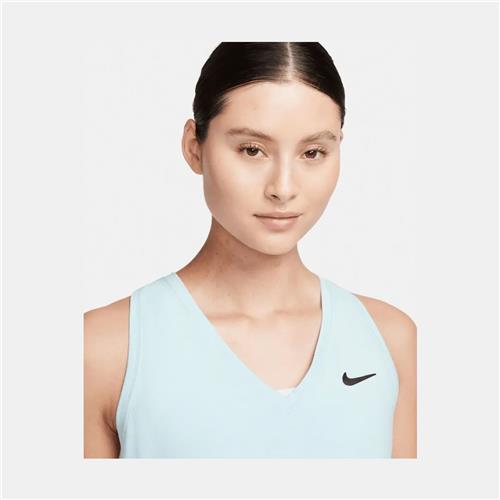 NikeCourt Victory Women's Tennis Tank (Glacier Blue/Black)
