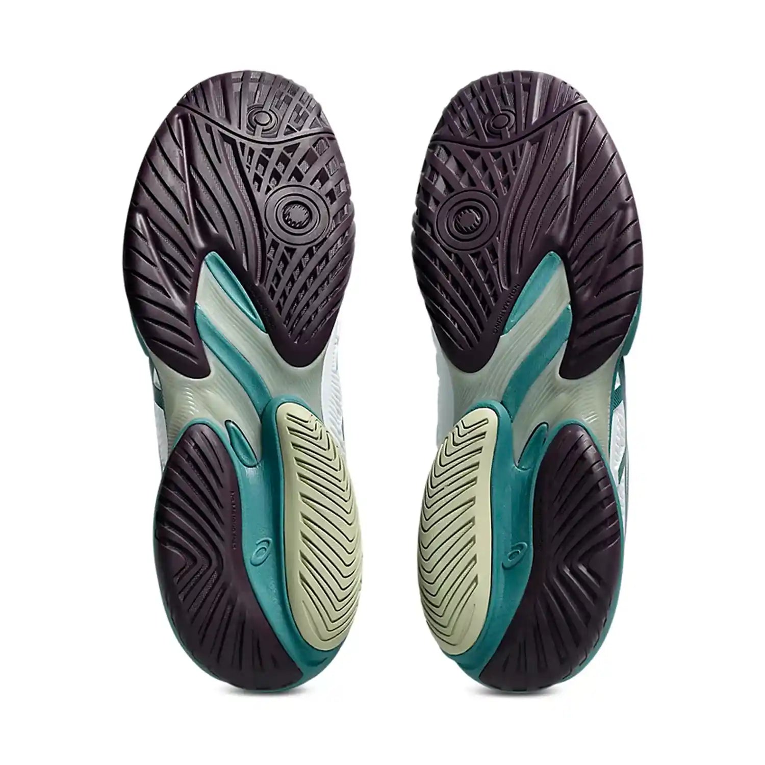 Asics Court FF3 Men's Tennis Shoe (White/ Foggy Teal)