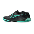 Asics Gel-Resolution X Men's Tennis Shoes (Black/Aurora Green)
