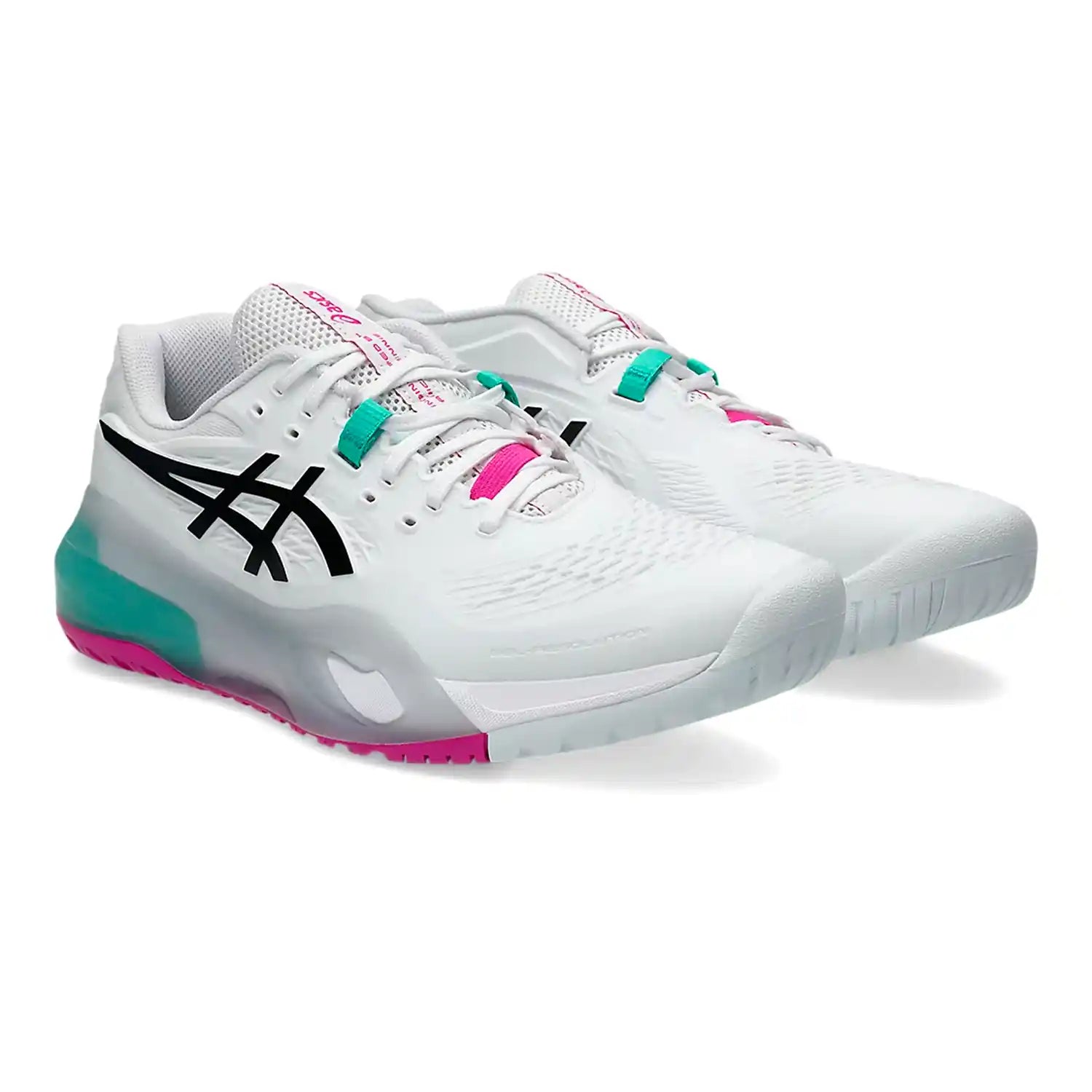 Asics Gel-Resolution X HC Men's Shoes (White/Aurora Green)