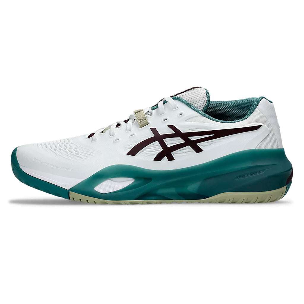 Asics Gel-Resolution X Men's Tennis Shoe (White/Dark Aubergine)