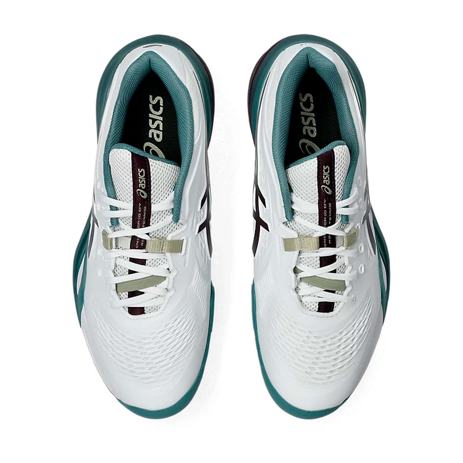 Asics Gel-Resolution X Men's Tennis Shoe (White/Dark Aubergine)