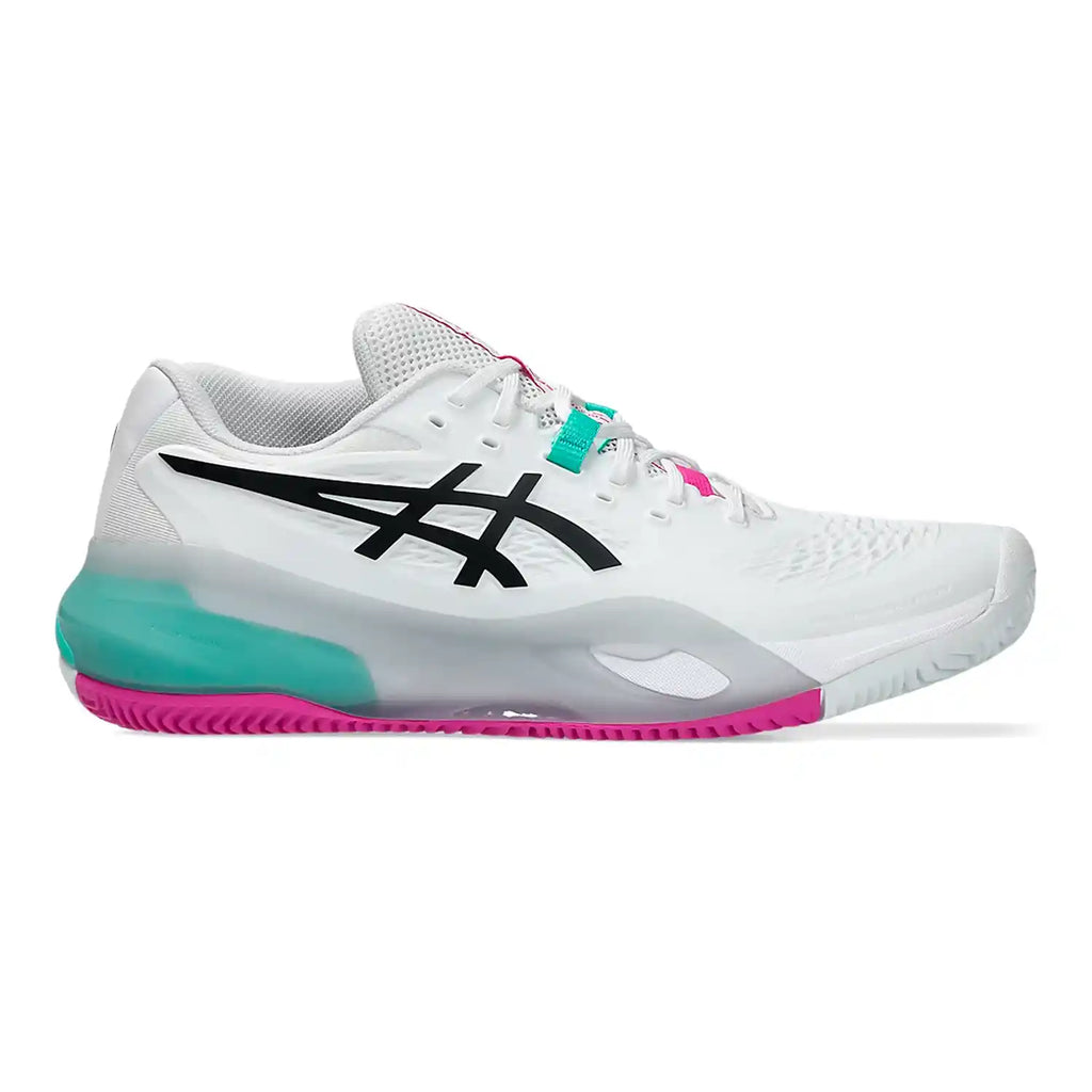 Asics Gel-Resolution X Clay Men's Shoes (White/Aurora Green)