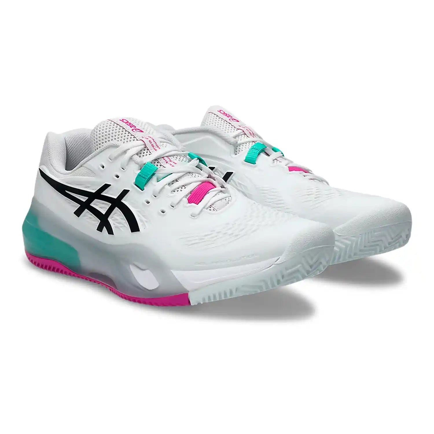 Asics Gel-Resolution X Clay Men's Shoes (White/Aurora Green)