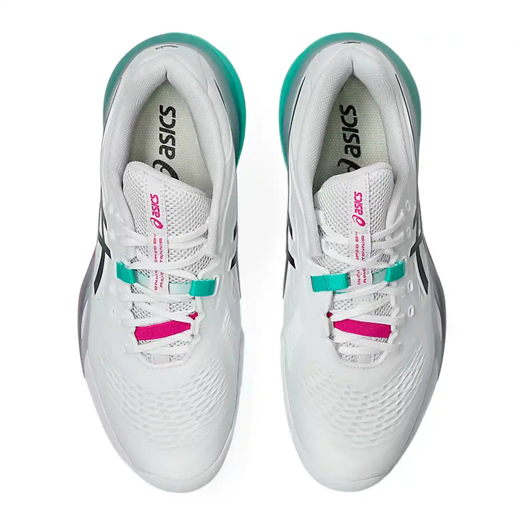 Asics Gel-Resolution X Clay Men's Shoes (White/Aurora Green)