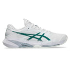 Asics Solution Speed FF 4 Men's Hardcourt Shoes (White/Pitch Green)