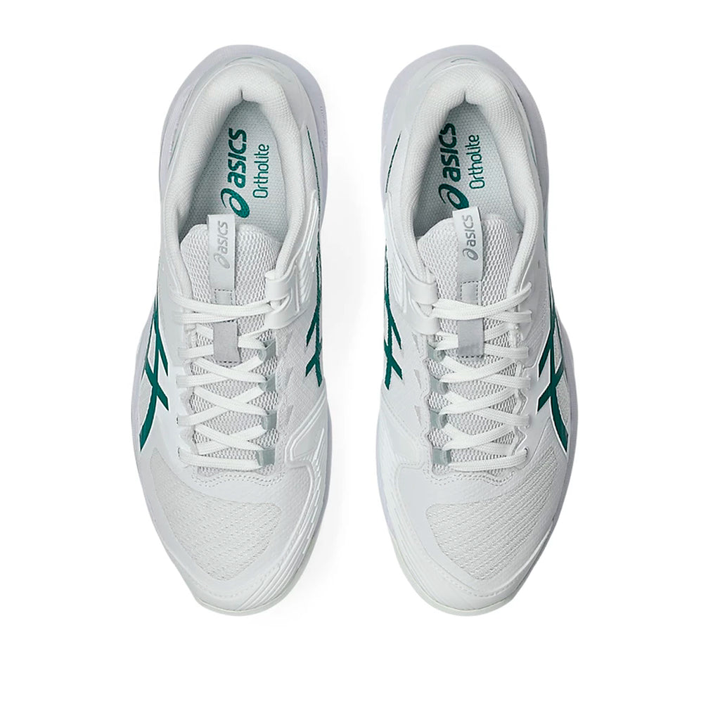 Asics Solution Speed FF 4 Men's Hardcourt Shoes (White/Pitch Green)