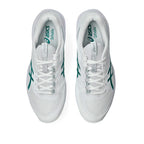 Asics Solution Speed FF 4 Men's Hardcourt Shoes (White/Pitch Green)