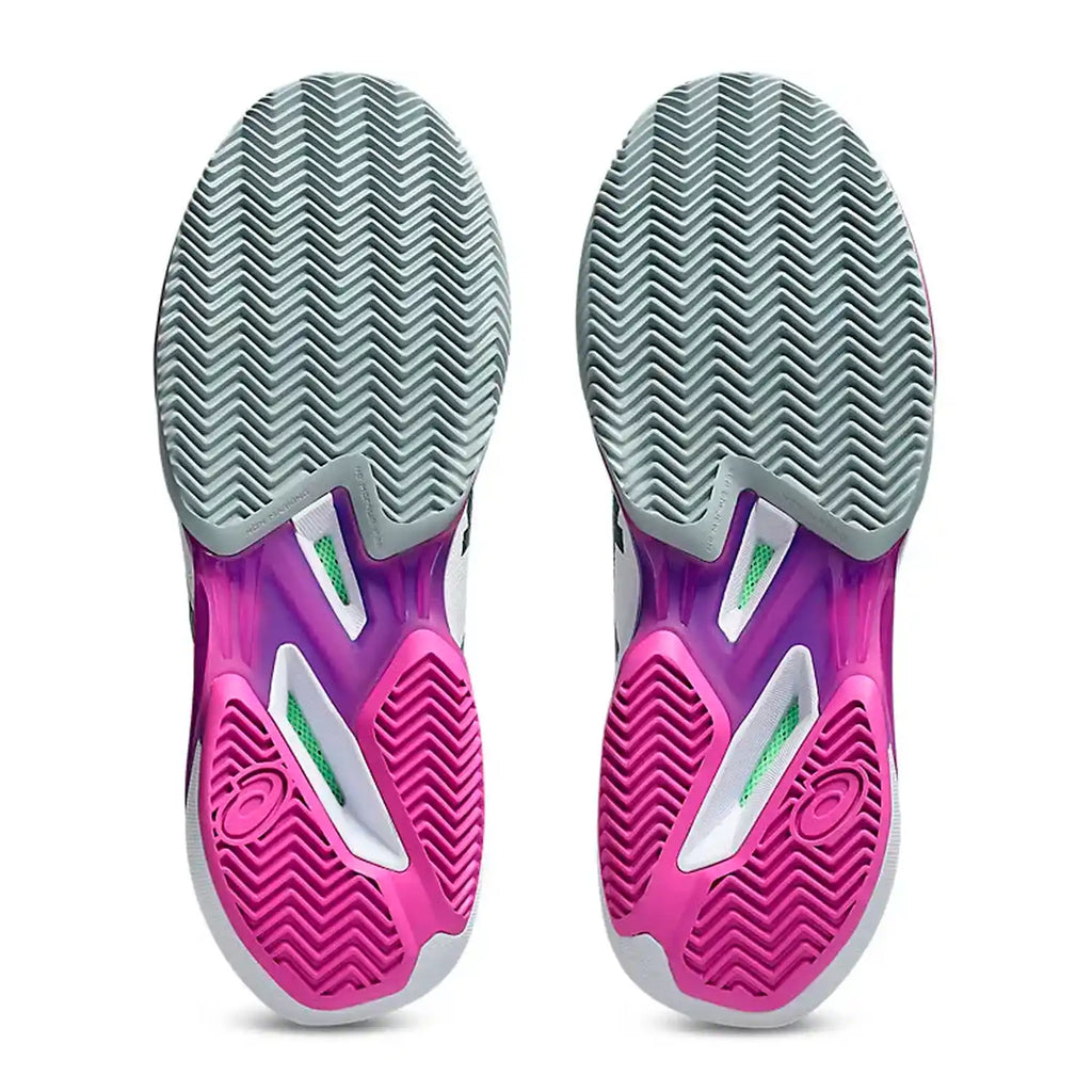 Asics Solution Speed FF 4 CLAY Men's Shoes (White/Digital Sakura)