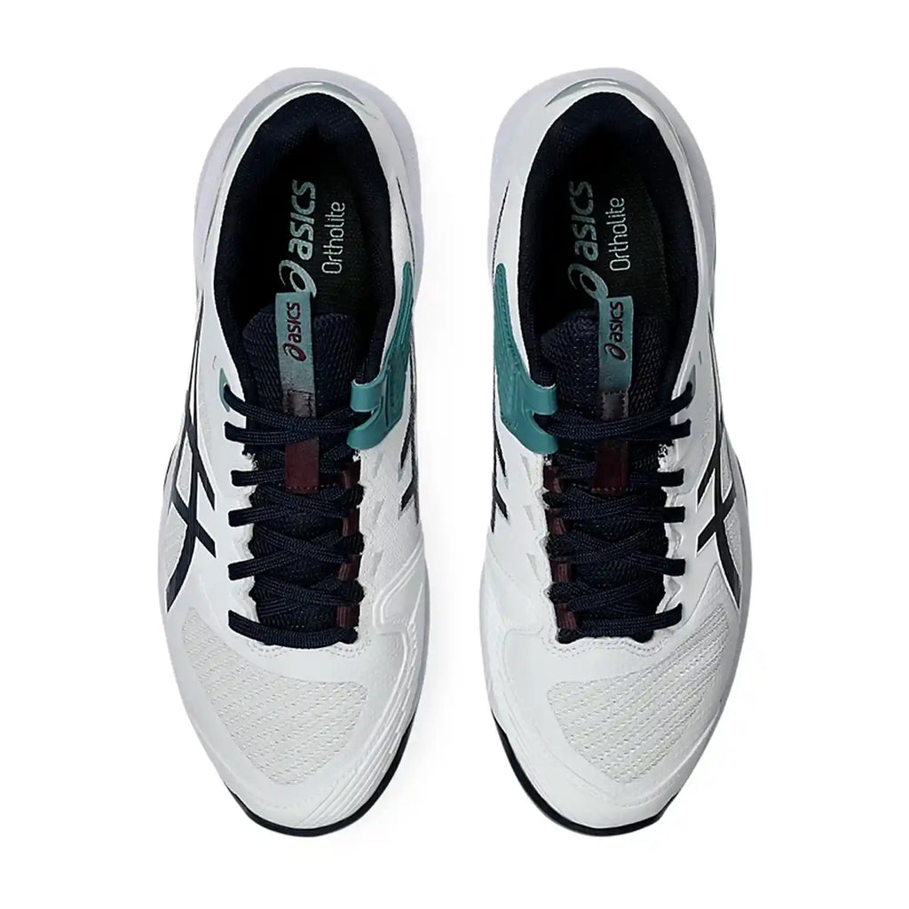Asics Solution Speed FF 4 Clay Men's Shoes (White/Midnight)