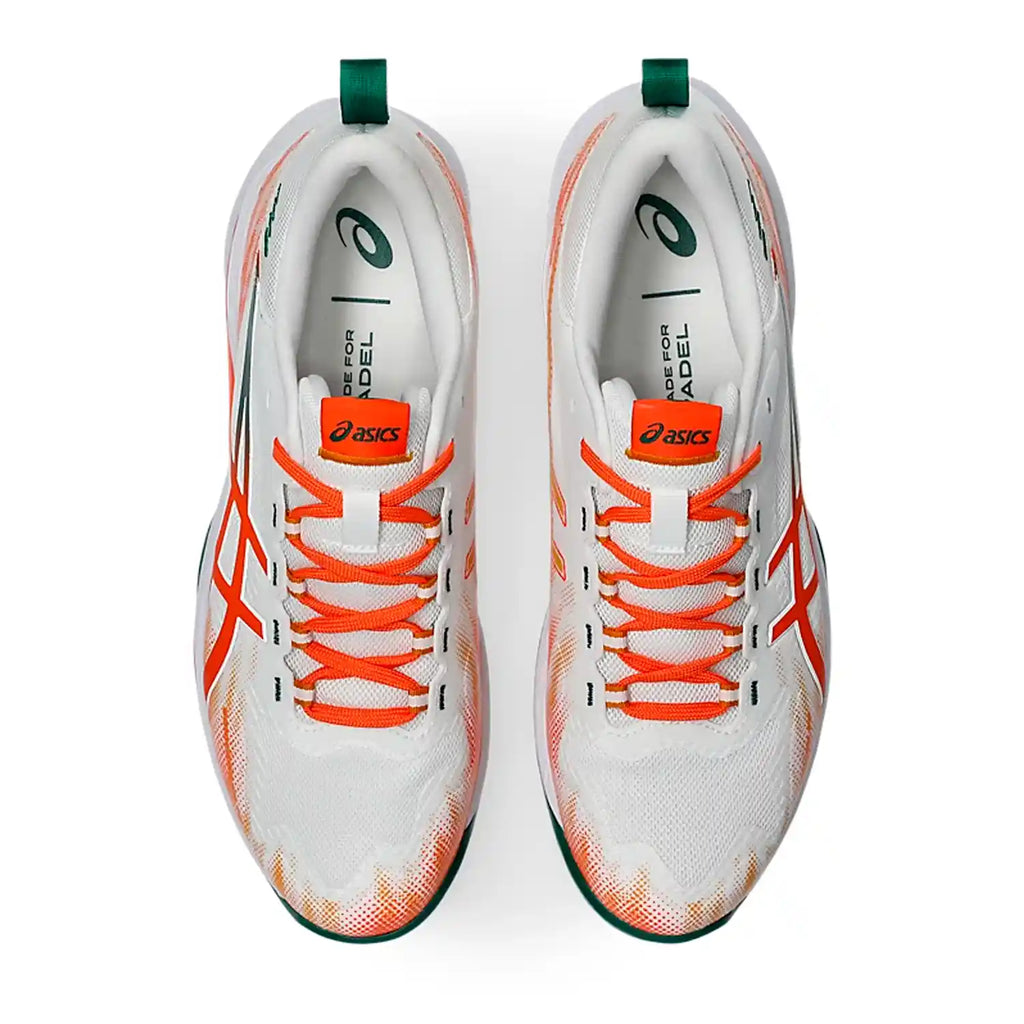 Asics Sonic Smash Padel Men's Shoes (White/Energy Orange)