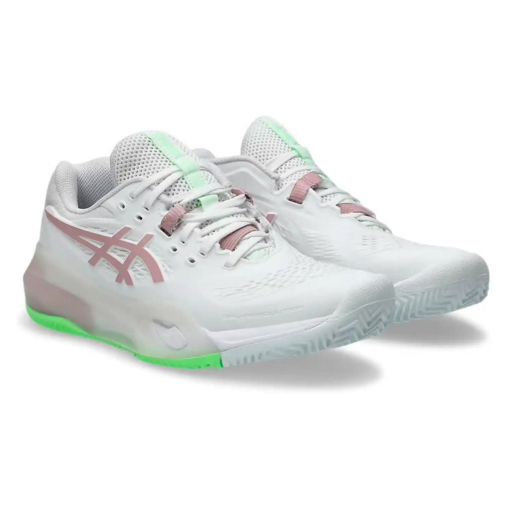 Asics Gel-Resolution X CLAY Women's Shoes (White/Morganite)