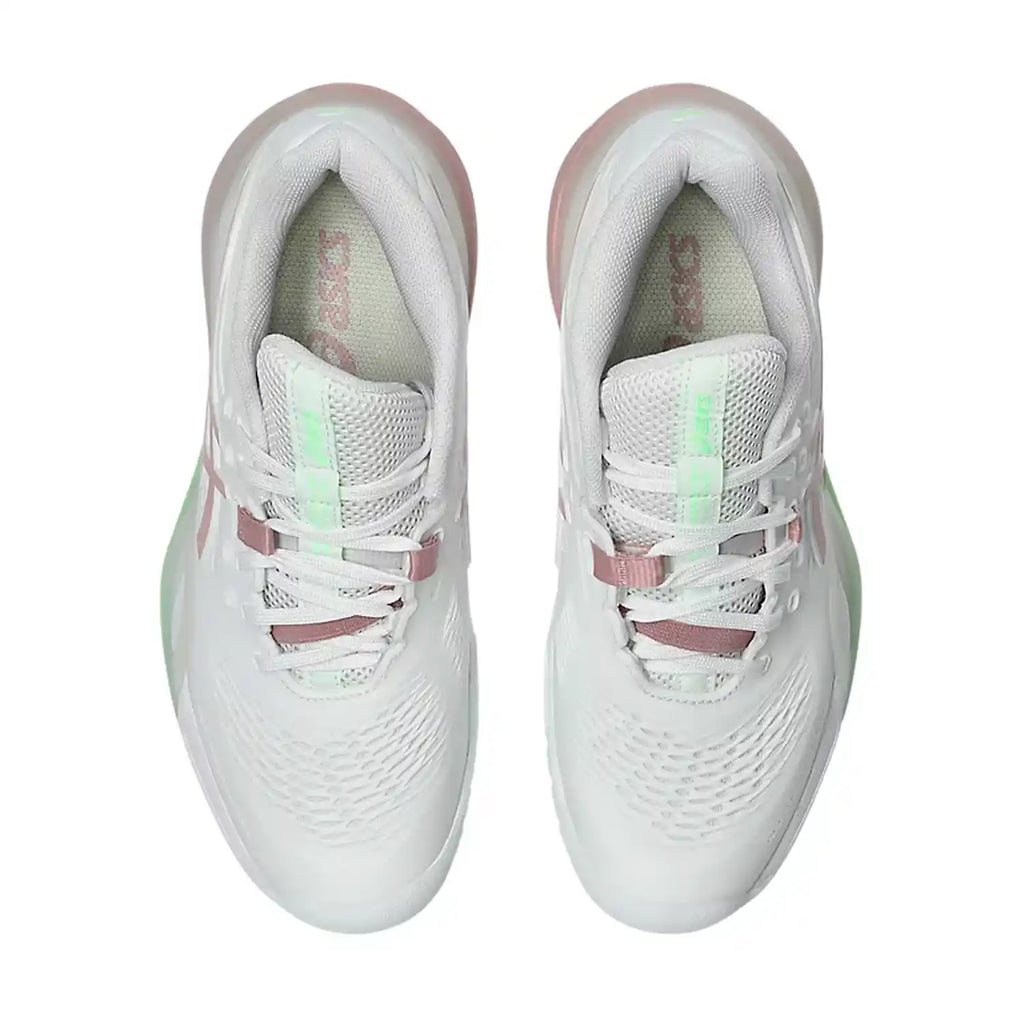 Asics Gel-Resolution X Wide (D) HC Women's Shoes (White/Morganite)