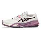Asics Gel-Resolution X Wide D Women's Shoes (Soft Oak/Dark Aubergine)