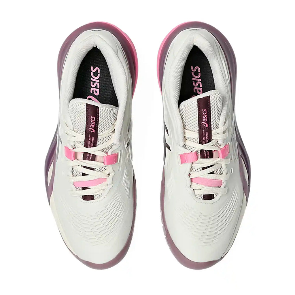Asics Gel-Resolution X Wide D Women's Shoes (Soft Oak/Dark Aubergine)