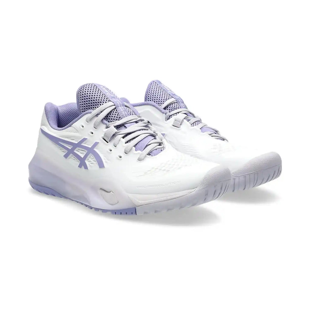 Asics Gel-Resolution X Hardcourt Women's Tennis Shoes (White/Bluebell)