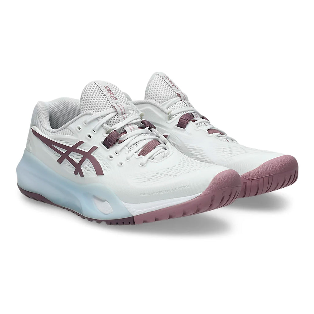 Asics Gel-Resolution X Women's Hardcourt Shoes (White/Dusty Mauve)