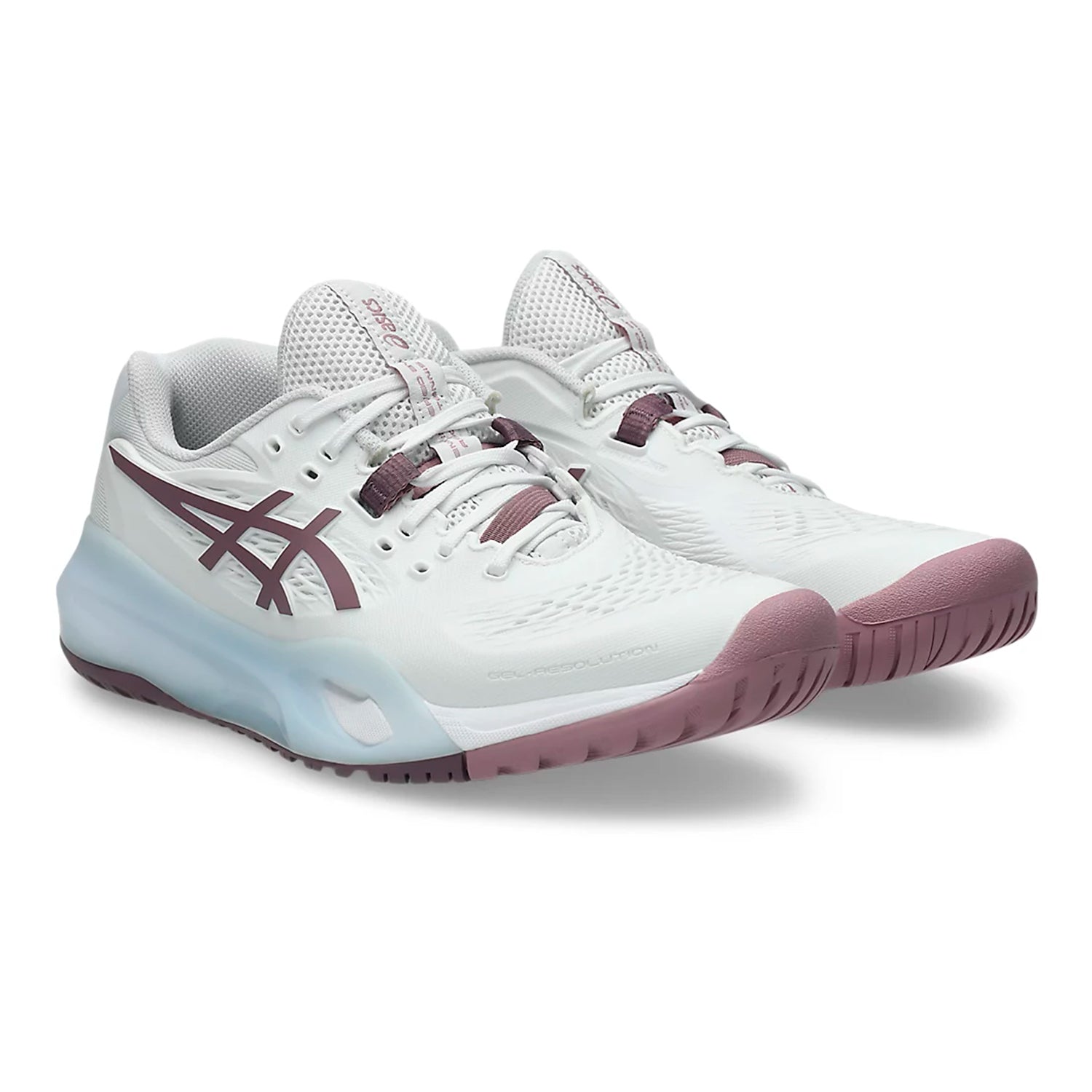 Asics Gel-Resolution X Women's Hardcourt Shoes (White/Dusty Mauve)