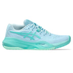 Asics Gel-Resolution X Women's Hardcourt Shoes (Light Blue/Oasis Green)