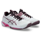 Asics Solution Speed FF 4 Clay Women's Shoes (White/Dusty Mauve)
