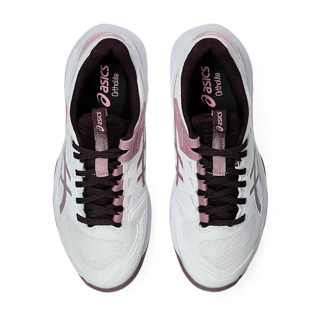Asics Solution Speed FF 4 Clay Women's Shoes (White/Dusty Mauve)