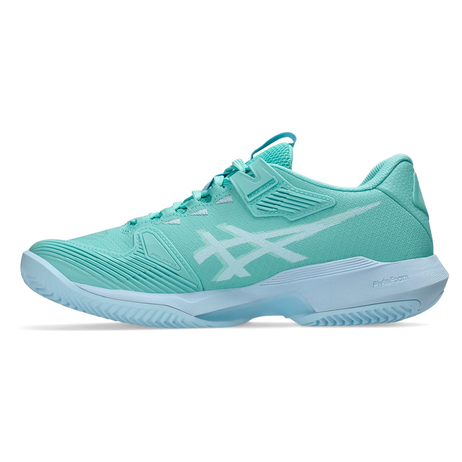 Asics Solution Speed FF 4 Clay Women's Shoes (Oasis Green/Light Blue)