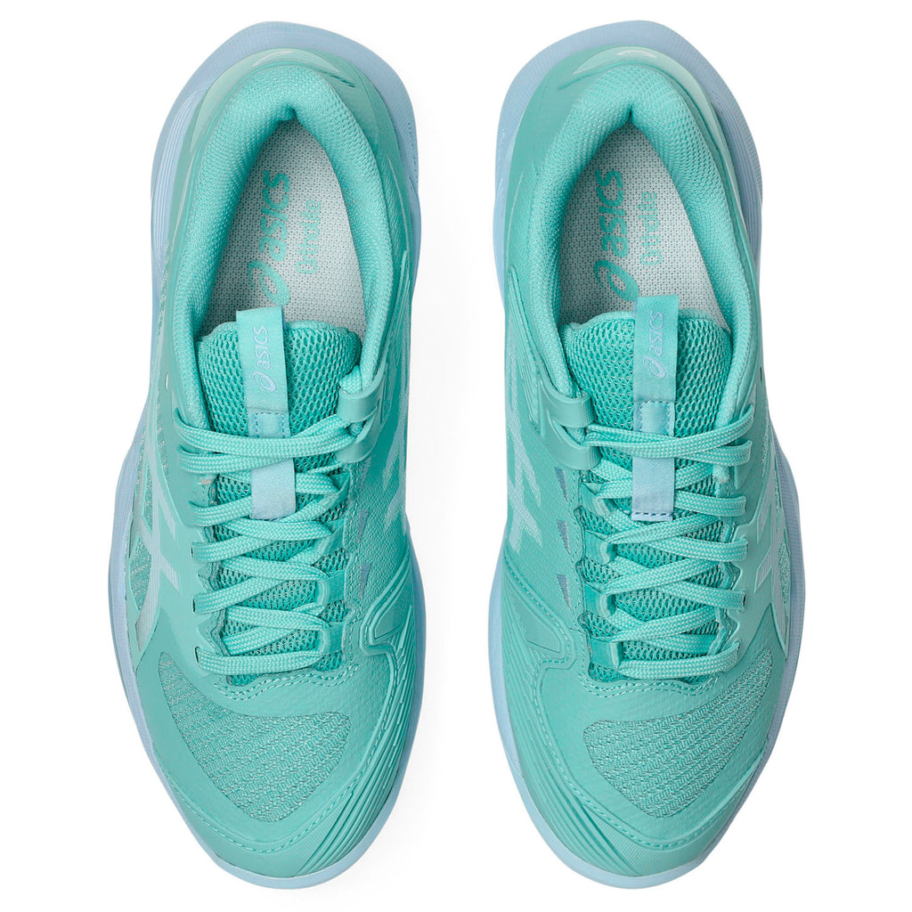 Asics Solution Speed FF 4 Clay Women's Shoes (Oasis Green/Light Blue)