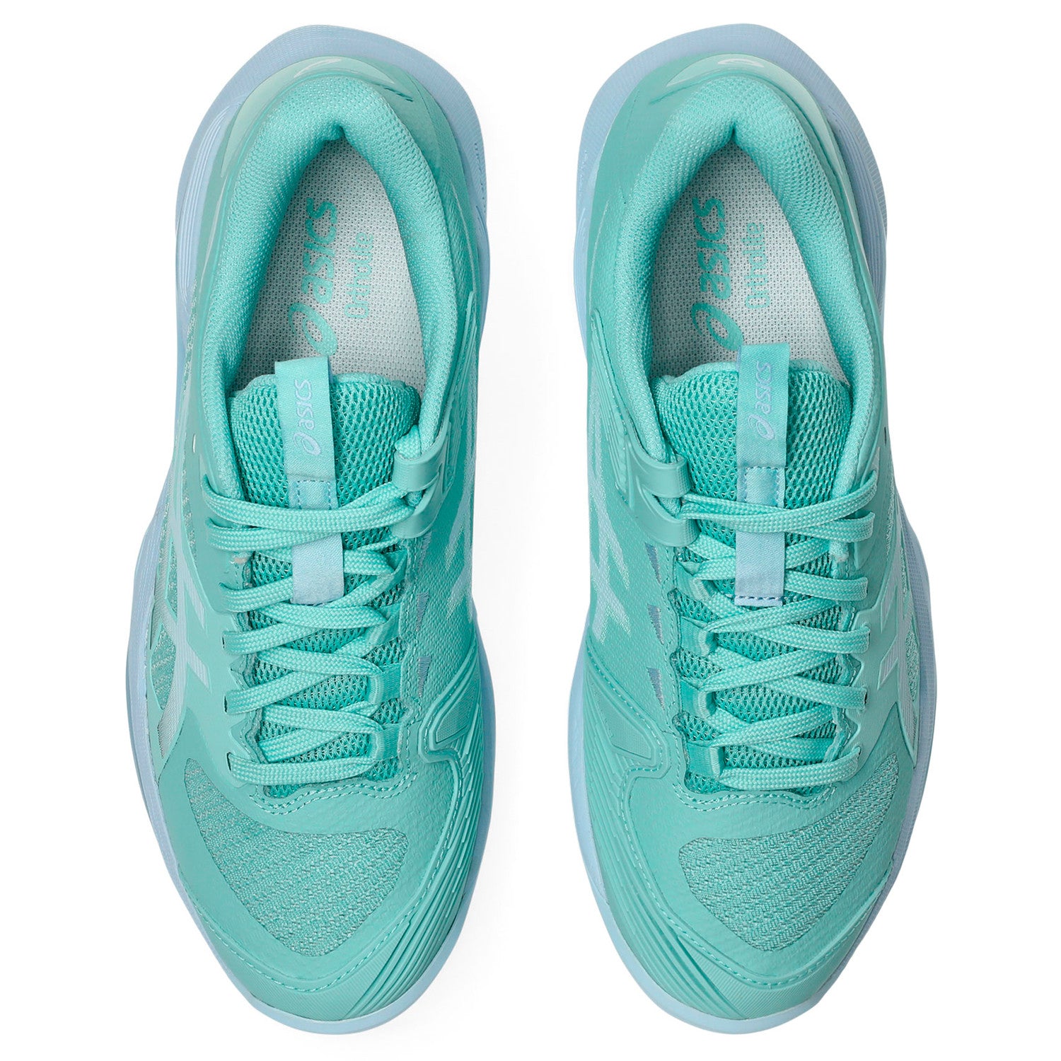 Asics Solution Speed FF 4 Clay Women's Shoes (Oasis Green/Light Blue)