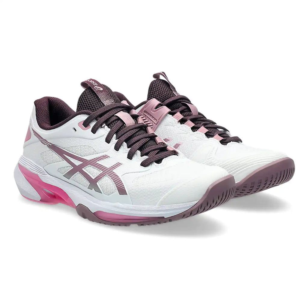 Asics Solution Speed FF 4 HC Women's Shoes (White/Dusty Mauve)