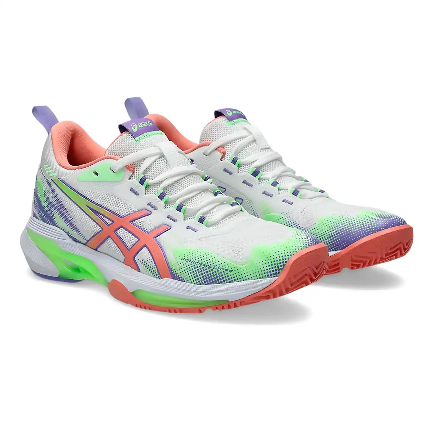 Asics Sonic Smash Padel Women’s Shoes (White/Guava)