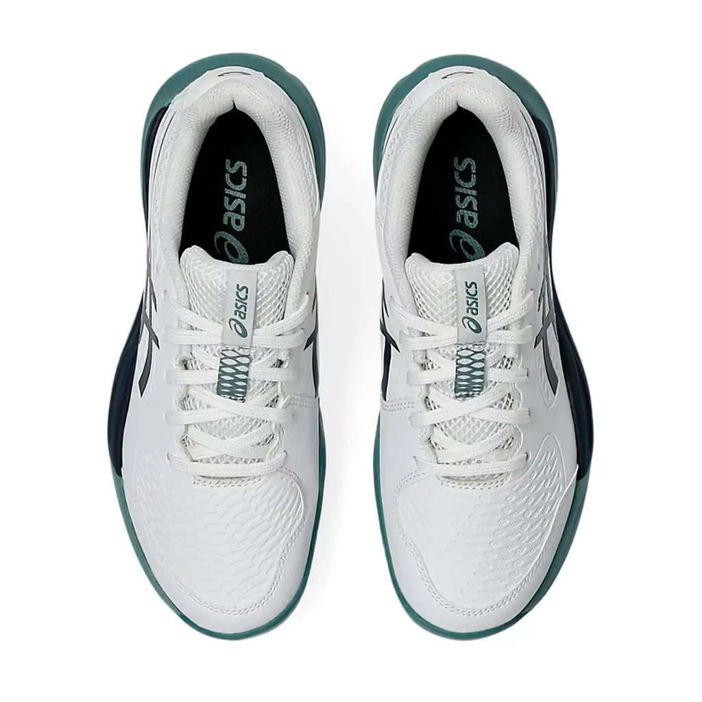 Asics Gel-Resolution X GS Clay Kids Shoes (White/Midnight)