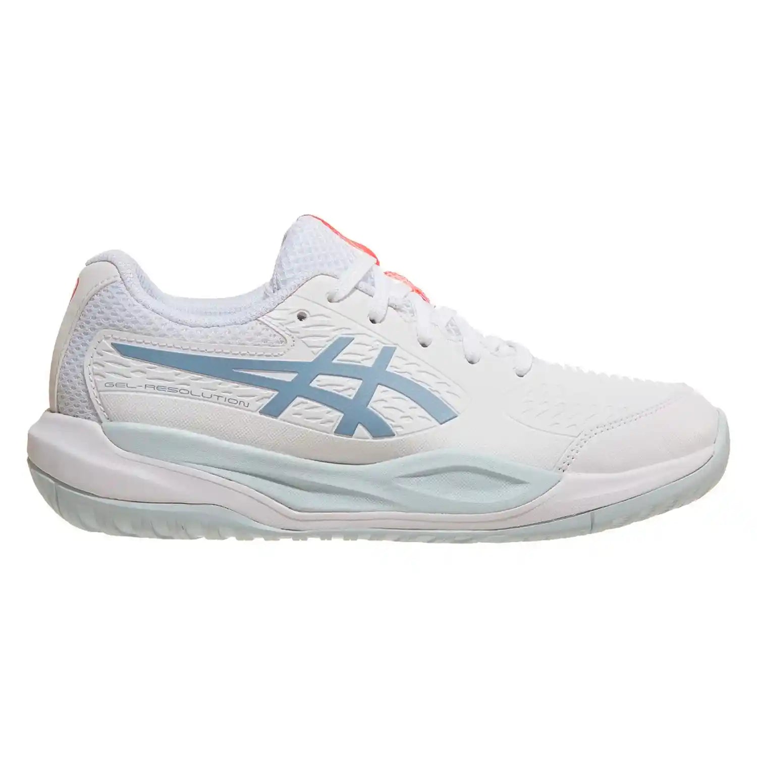 Asics Gel-Resolution X GS KIds Shoes (White/Grey Blue)