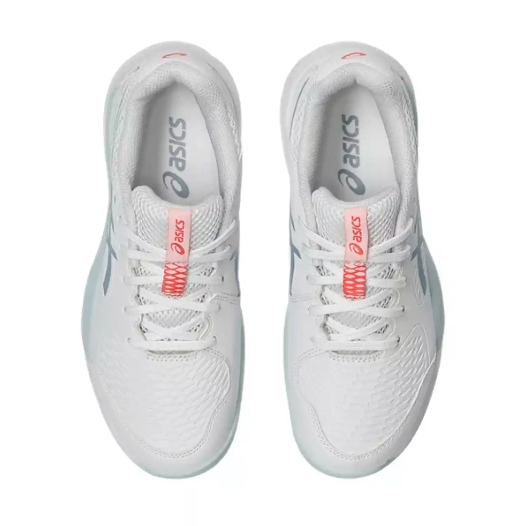 Asics Gel-Resolution X GS KIds Shoes (White/Grey Blue)