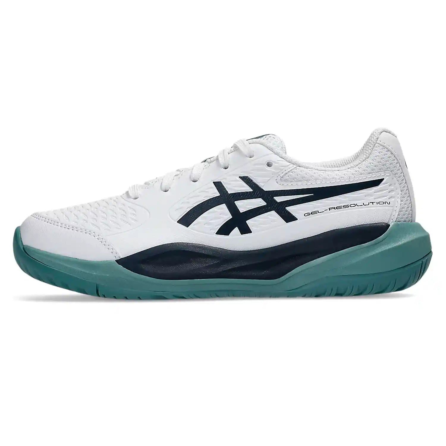 Asics Gel-Resolution X GS HC Junior Shoes (White/Midnight)