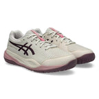 Asics Gel-Resolution X GS HC Junior Shoes (Soft Oat/Dark Aubergine)